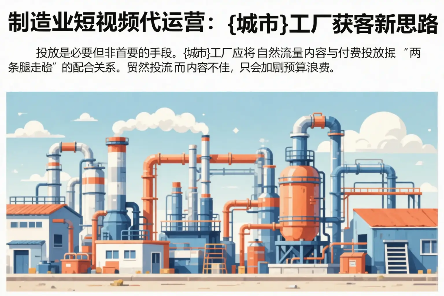 制造业短视频代运营:新邱工厂获客新思路